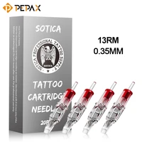 20pcsbox tattoo cartridge needles 1213rm 0 35mm cartridge tattoo needles curved magnum for tattoo machine pen tattoo supplies