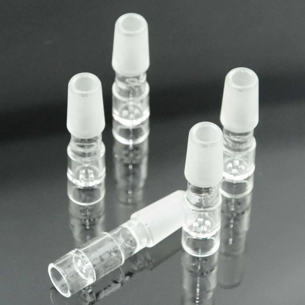 Диффузор стеклянный адаптер мундштук пара замена 10 мм до 14 Bong Водопровод