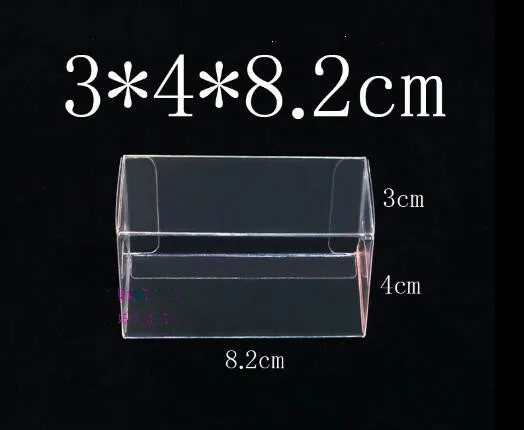 

82*40*30mm PVC Clear MATCHBOX TOMY Toy Car Model 1/64 TOMICA Hot Wheels Dust Proof Display Protection Box 100PCS