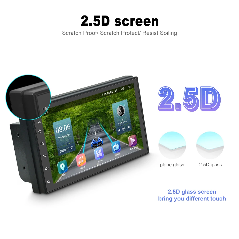 Автомагнитола AMPrime мультимедийный плеер на Android с восьмиядерным процессором для