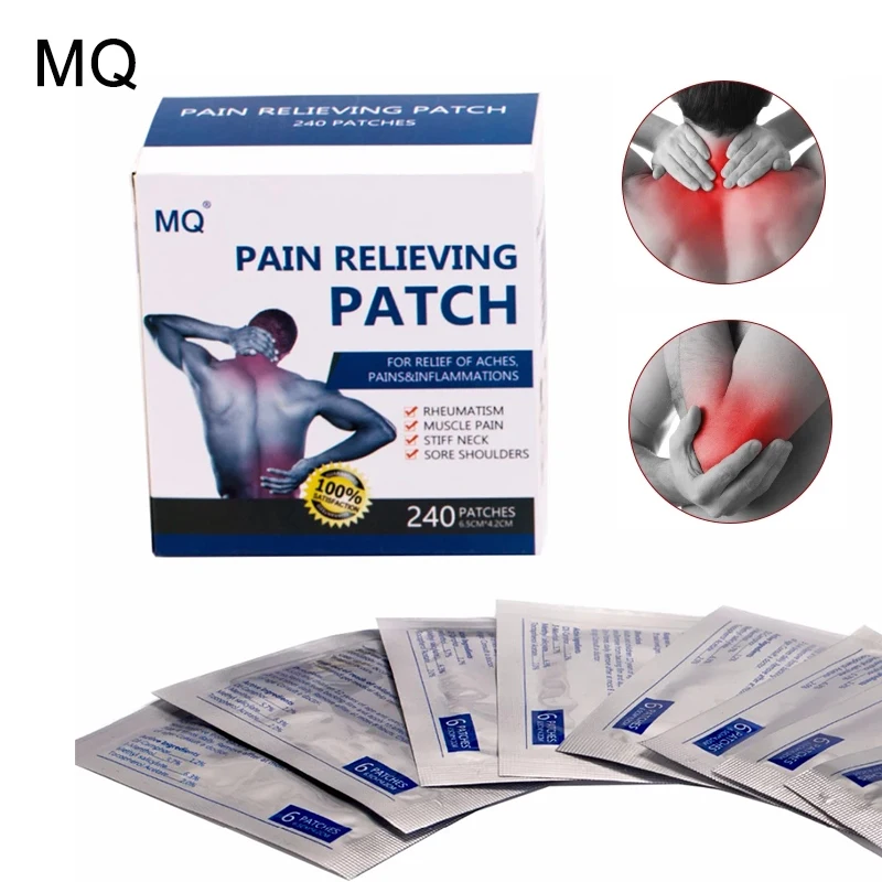 

MQ 240Pcs Medical Plaster Pain Menthol Salonpas Patch Health Care Chinese Medical Muscles Adhesive Plaster Herbal Pain Plaster