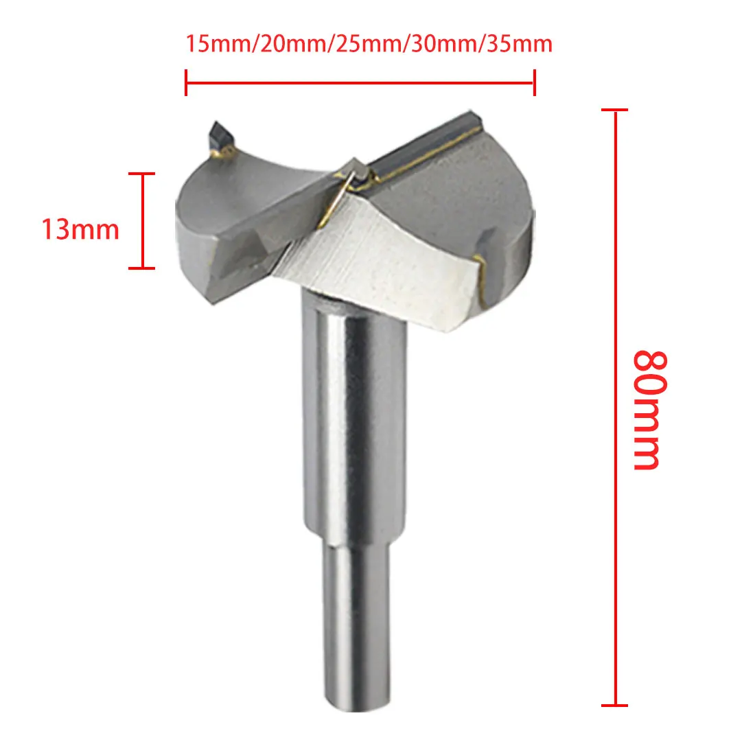 Сверло по дереву самоцентрирующее для дрели Forstner 15/20/25/30/35 мм | Инструменты