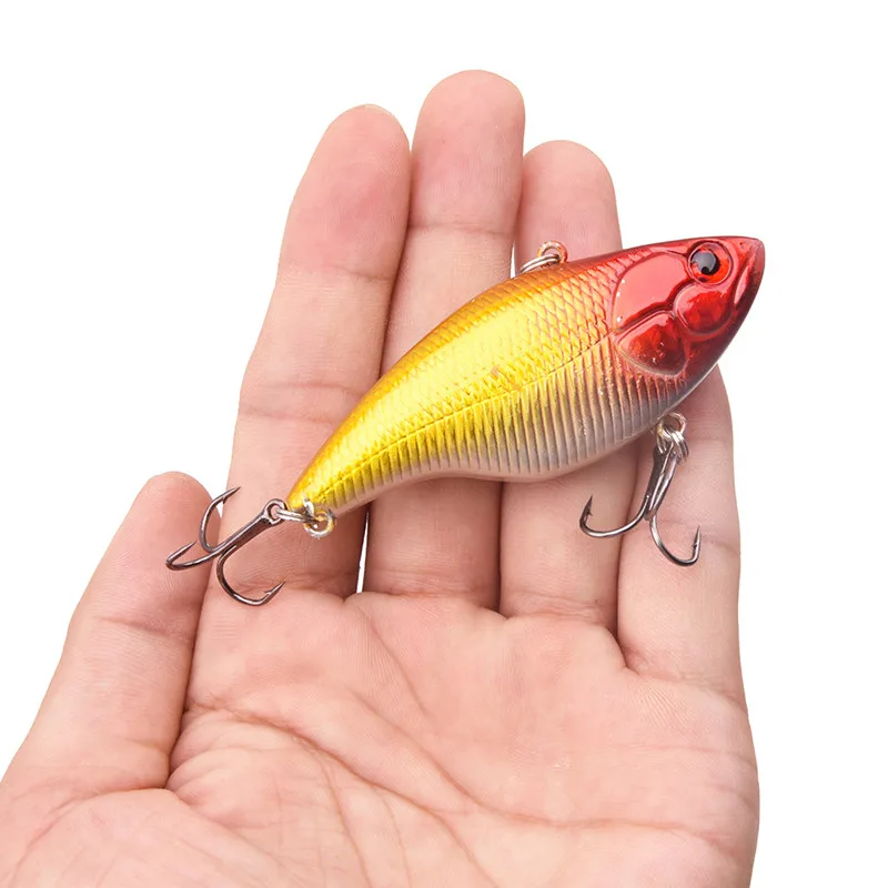 1 шт. жесткие приманки VIB рыболовная приманка тройные Крючки Тонущая кренкбейт