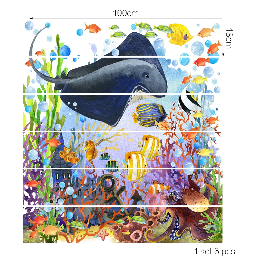 6 шт./лот Funlife модные домашние Самоклеящиеся 3D лестничные Стикеры для украшения