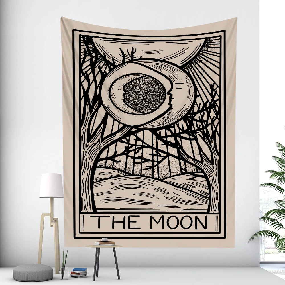 Таро психоделическая сцена домашний художественный декоративный гобелен