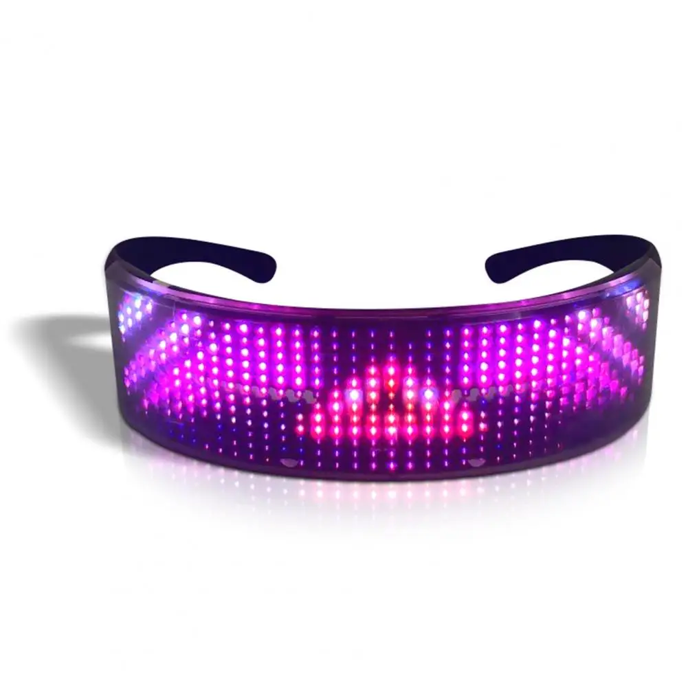 

Stylish Full Color Luminous Glasses with LED Light Birthday Party Carnival Props Eyeglasses for Bar KTV New Year Decorations