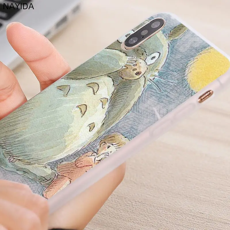 Мягкий чехол для телефона Huawei P40 30 20 Pro 10 Lite e Plus P Smart 2020 Z 2019 симпатичный Тоторо |