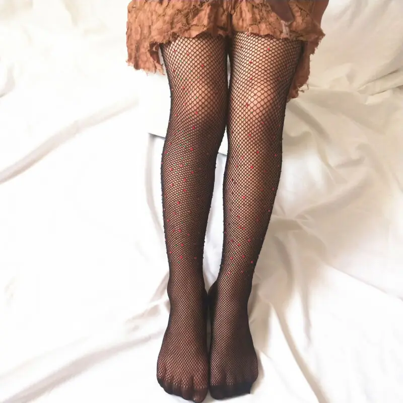 Стильная детская одежда для маленьких девочек с блестками чулки малышей