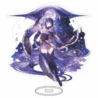 Genshin Impact Raiden Shogun Baal фигурка подставка модель Sayu Kamisato Ayaka Yoimiya пластина Настольный Декор стоячий знак фанаты подарки