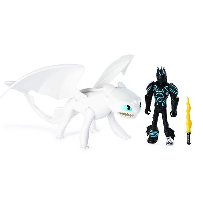 Персонаж из аниме Ваш летающий дракон черно-белый Беззубик ночное крыло акулы