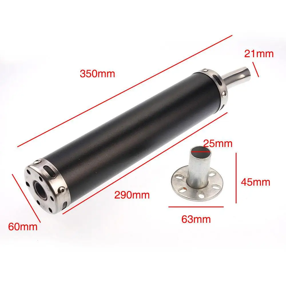 HobbyLane 6 цветов Универсальный 20 мм мотоцикл гоночный глушитель бесшумный