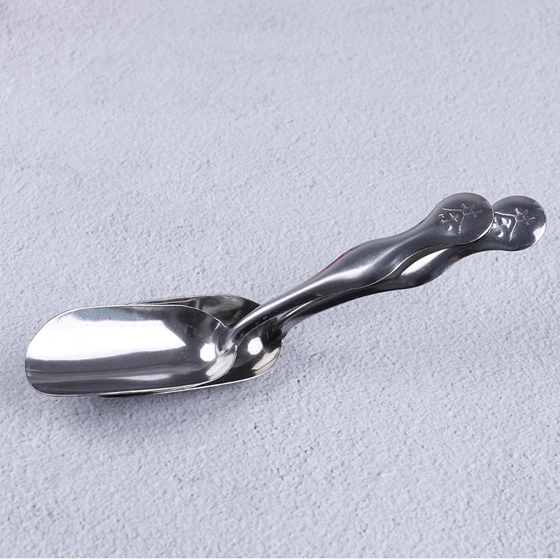

2PCS Silver Stainless Steel Coffee Spoon Cartoon Spoons Ceramic Spoons Unique Ice Cream Flatware Kitchen Tool