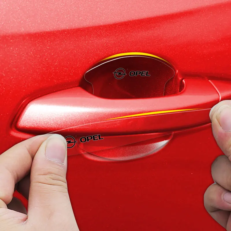 Car Transparent Handle Door Bowl Protection Film Stickers for Toyota TRD Logo Corolla Chr Avensis Yaris Camry Racing Accessories |