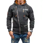 Мужская толстовка с капюшоном, мужской спортивный облегающий спортивный костюм, флисовые толстовки с косым молнией, куртка, мужские свитшоты, пальто на осень и зиму MY218