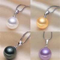aiyanishi pearl necklaces for women 810121416mm pearl chain necklace collier femme choker wedding bridal jewelry party gifts