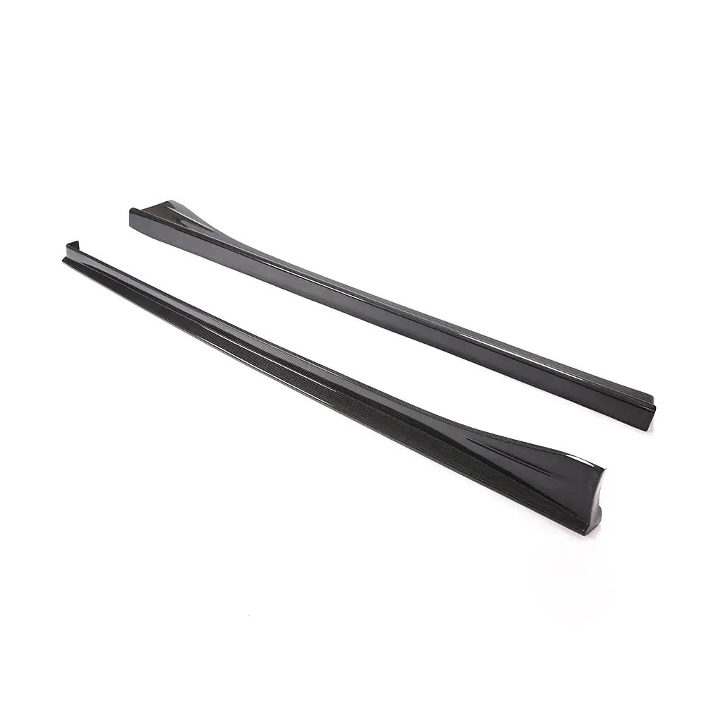 Боковые юбки из углеродного волокна комплект удлинителей для кузова автомобиля