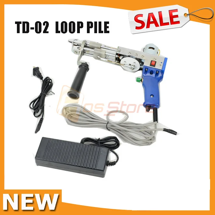 100 240V Электрический ковер текстильный пистолет шпунтовой петлёй Тип