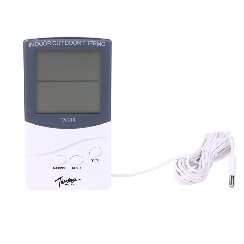 ta338 high precision electronic thermometer with probe indoor outdoor home industrial double display thermometer free global shipping