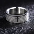 Высококачественные металлические крестообразные классические молитвенные кольца в Религиозном стиле