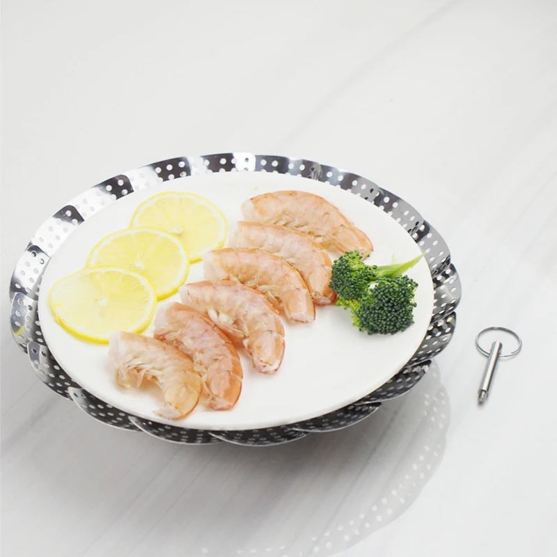 9 дюймов/11 дюймов Творческий нержавеющая посуда для пароварки отпаривания Еда