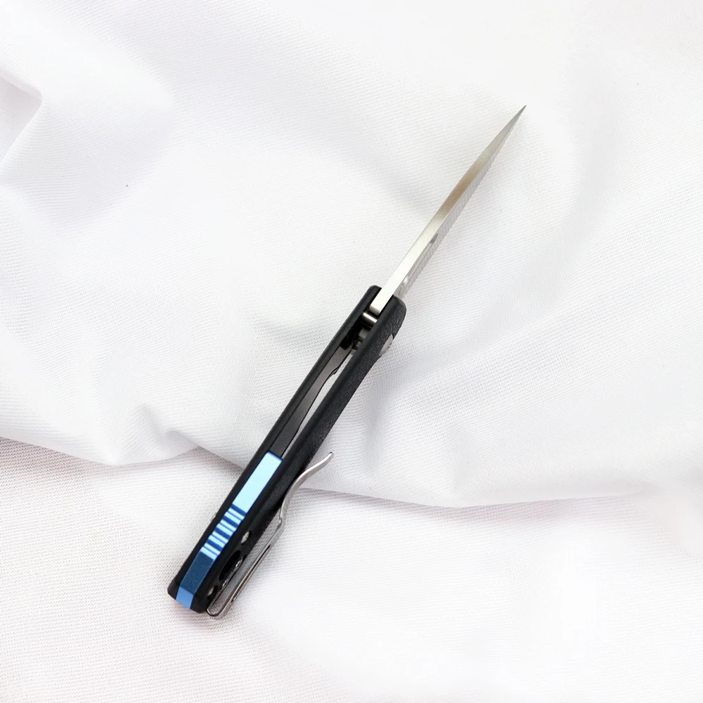 Складной нож JUNSHENG EDC OEM 5390 нейлоновый ручка из стекловолокна с лезвием 8Cr13MOV для