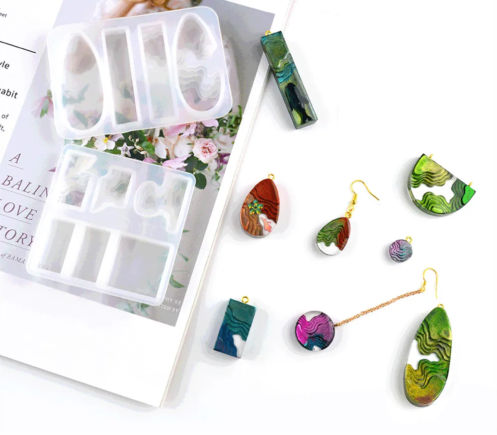 1 шт. пляжный остров природа подставки колье серьги кулон силиконовая форма