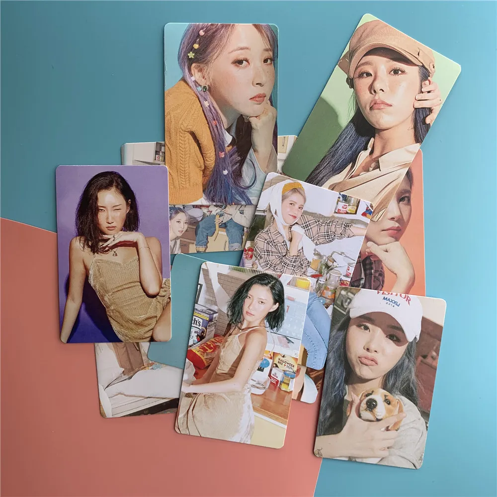 10 шт./компл. Kpop MAMAMOO Фотокарточка Высокое качество HD фото K-pop Mamamoo LOMO карточный