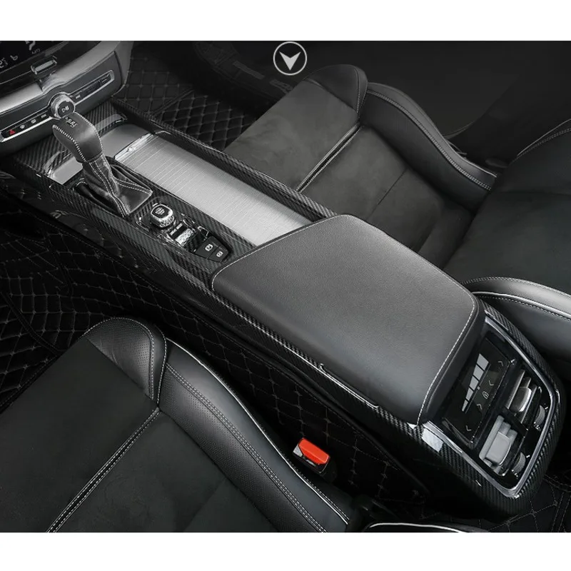 

Подходит для Volvo 18-20 newXC60 модификация интерьера специальная защитная пленка для наклейки центральной панели управления декоративная рамка ...