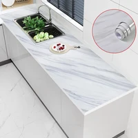 5M Kitchen Desktop Waterproof Marble Self Adhesive Wallpaper Vinyl Dining Table Stickers Study Bookcase Contact Paper Room Decor