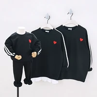ircomll newest family look autum winter mother kids family matching outfits o neck long sleeves hoodies family clothing tops swe