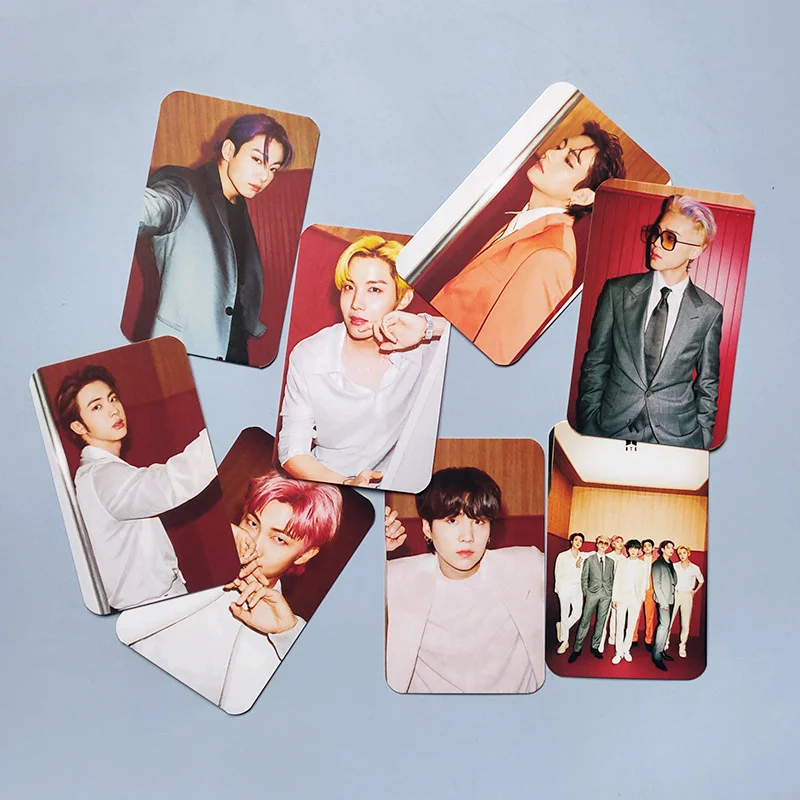 2021 корейский постер Kpop Bangtan Boys Lomo Card новый альбом фотокарточки с масляным