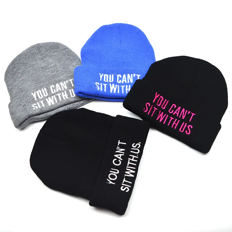 Вязаная шапка унисекс для взрослых женская вязанные шапочки с вышивкой зимняя