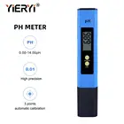 2018 yieryi Новое поступление, обновленная модель, новинка, портативный цифровой измеритель PH с ЖК-дисплеем, ручка тестера для аквариума, бассейна, воды, вина, мочи