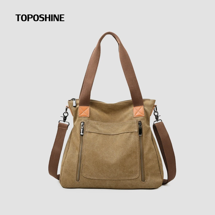 Холщовые женские сумки-тоуты в стиле ретро многоразовые хозяйственные сумки
