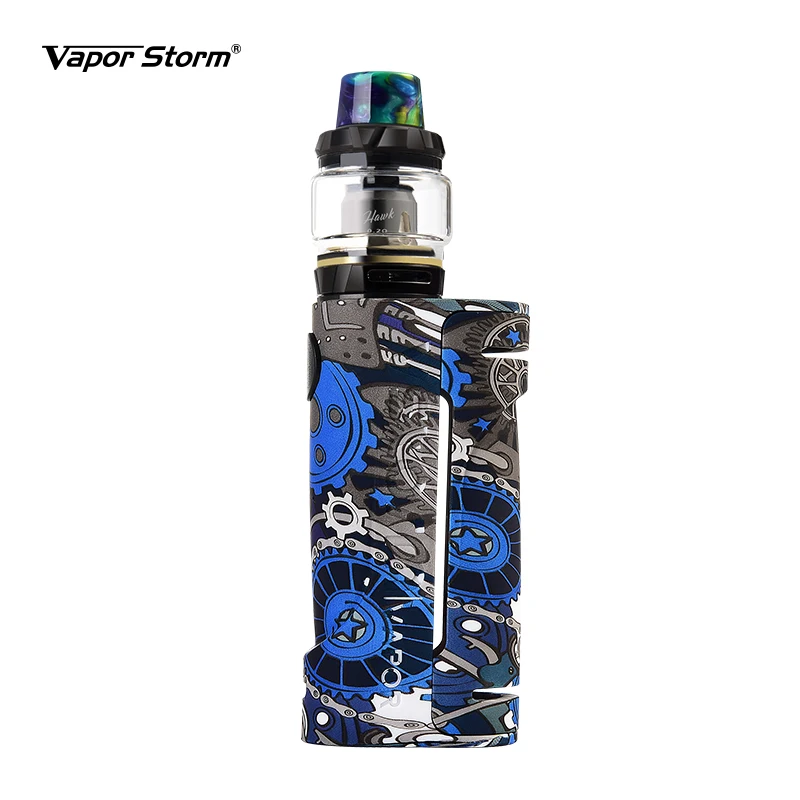 Электронная сигарета Vapor Storm ECO Bypass Mod Max 90 Вт 510 Lion RDA 3 Stage управление воздушным потоком/Hawk Tank Box Mod Vape поддержка RDTA