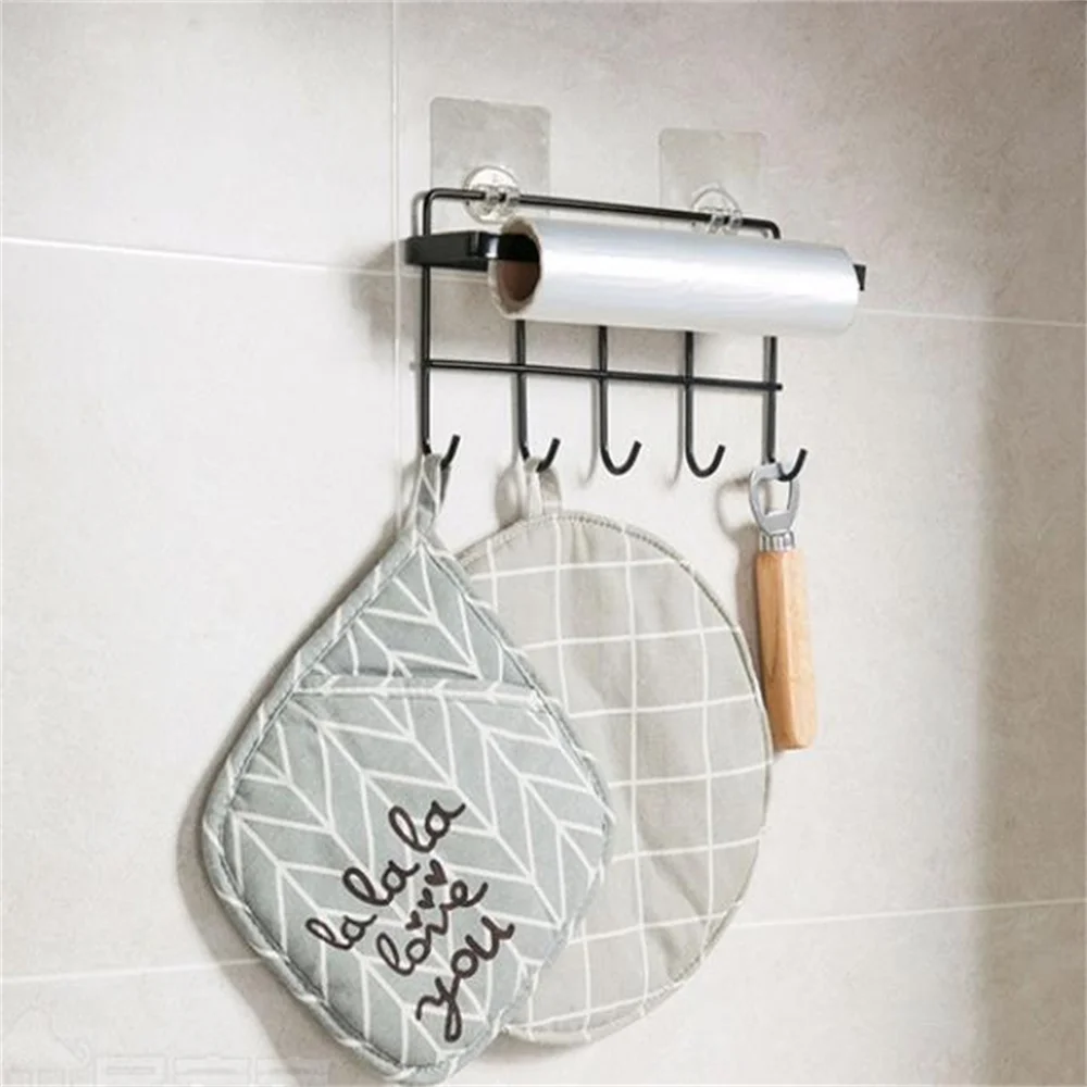 Настенный крючок вешалка на шкаф для хранения кухонных вещей | Дом и сад