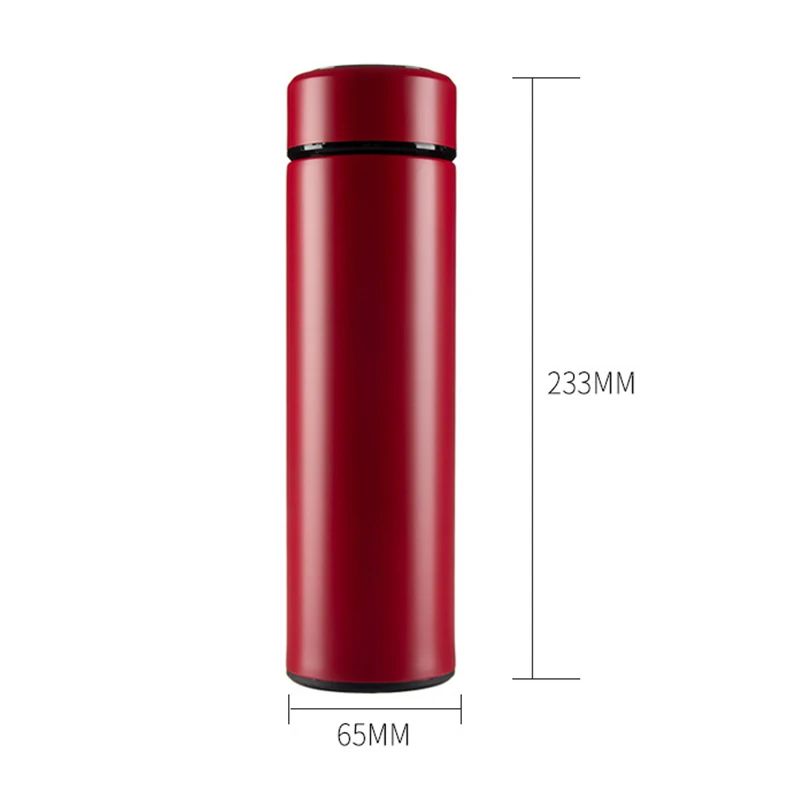 

500ml Temperature Display Thermos Bottle For Tea Vacuum Flasks Double Wall Stainless Steel Travel Coffee Mug Tea Mug Thermo cup
