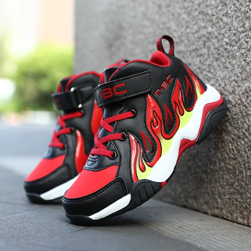 Детская Баскетбольная обувь спортивная Детские повседневные кроссовки походная