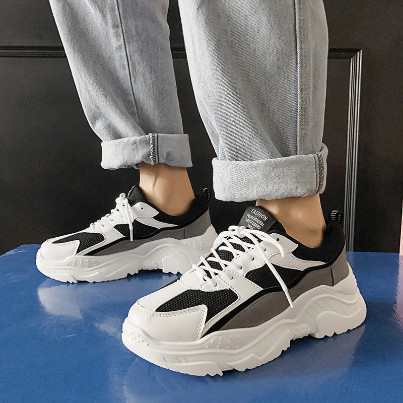 LUONTNOR/Новое поступление Обувь для бега увеличивающая рост Фирменный дизайн