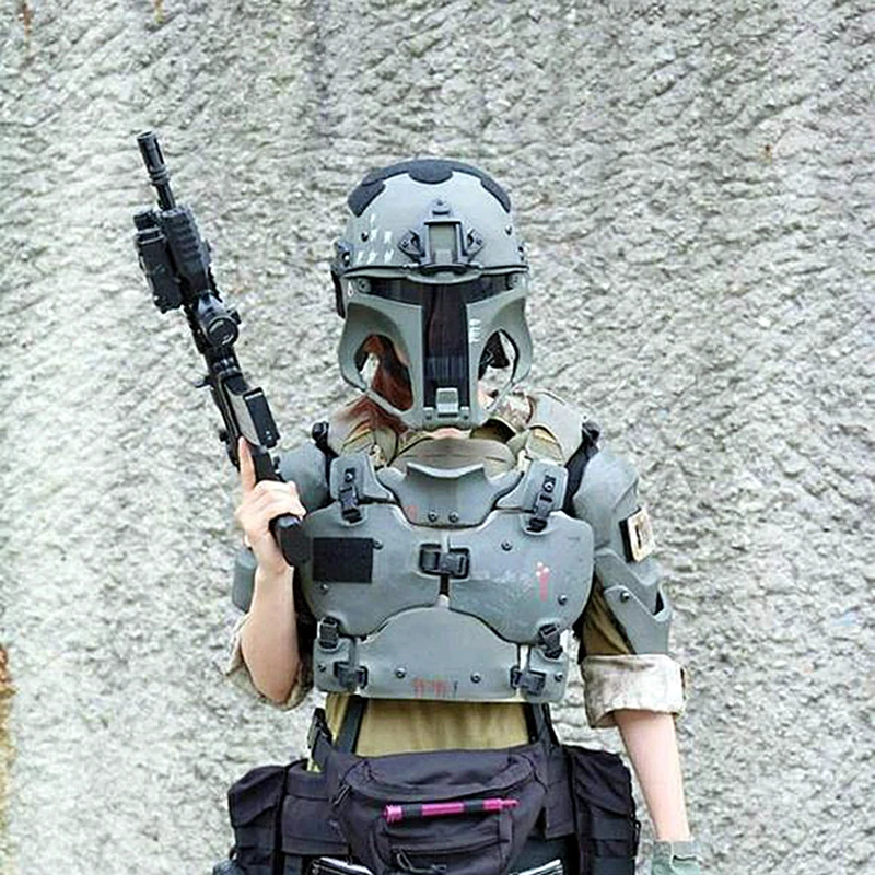 Звездные войны: охотник за головами Helmet The 3rd Generation Galac-Tac American Tactical Sci-Fi Armor Set | Спорт