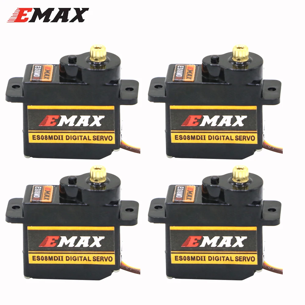 EMAX ES08MD 4 8 6 0 V 2 0/2 kg.cm мини металлическая Шестерня цифровой сервопривод совместимый