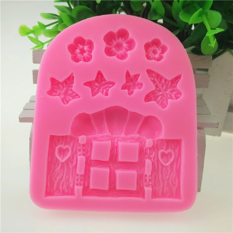 Сказочная силиконовая форма для мыла Грибная девочка украшения помадного торта