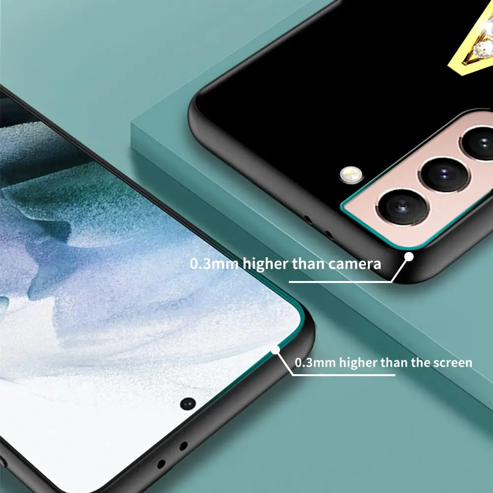 

Alphabet Letter Smart Phone Case For Samsung S21 Ultra Galaxy S20 FE S10 S9 Plus Lite S10e TPU Cover Soft Capa Black Fundas