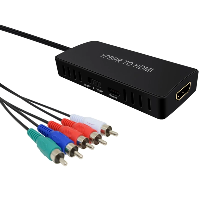 

2022 New 1080P Video Converter Adapter for DVD PSP PS2 to YPBPR HDTV Monitor