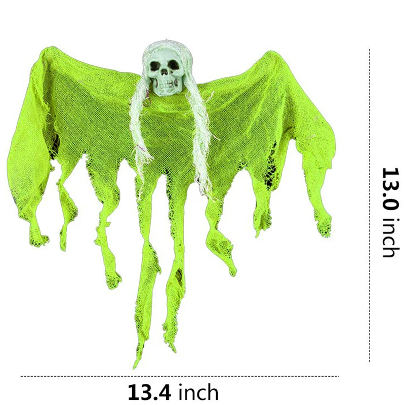 Страшные Висячие привидения Хэллоуин реквизит украшение страшный череп