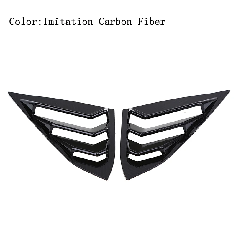 POSSBAY Auto Window Louver Fit for Honda Civic Sedan 2016-present ABS Rear Panel Decoration Bonnet Vents | Автомобили и мотоциклы