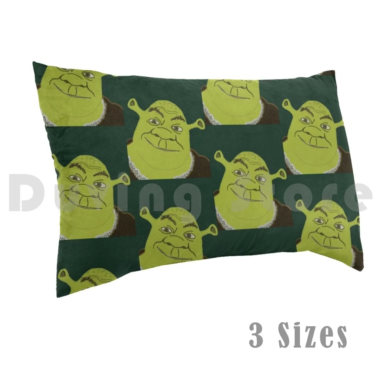 

Shrek Pillow Case Printed 50x75 Shrek Donkey Ogre Movie Swamp Green