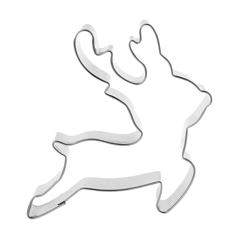 Рождественская форма для печенья из нержавеющей стали Рождественский олень