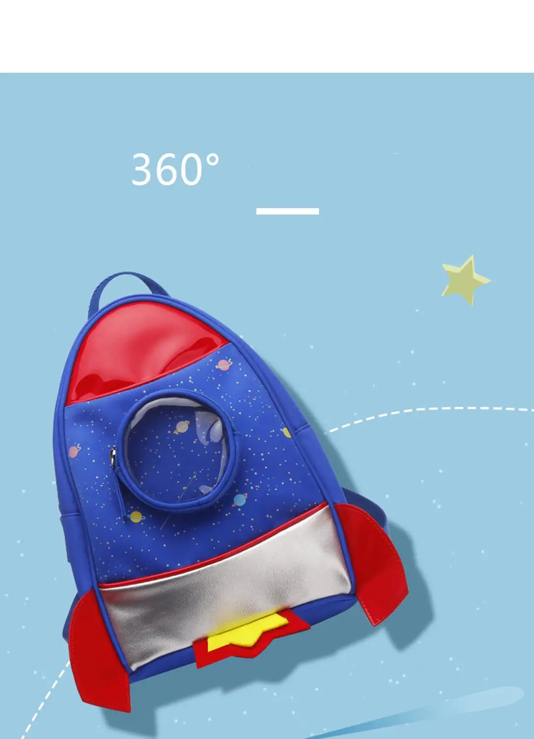 Детский рюкзак Joyloading с 3d-рисунком летающей ракеты детский школьный | Багаж и