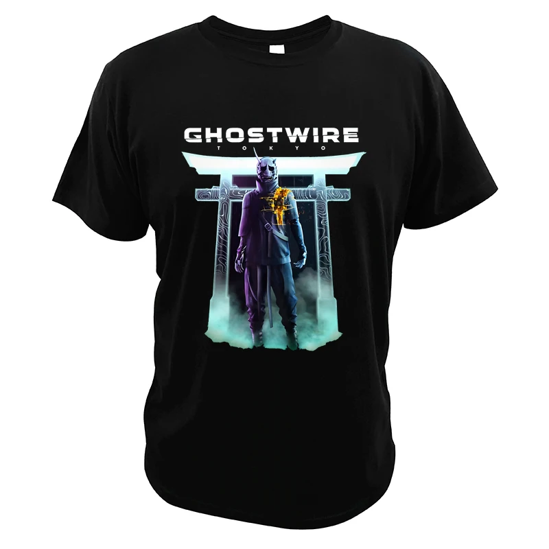 GhostWire футболка с надписью Tokyo новые экшн-приключения для ролевых игр верх